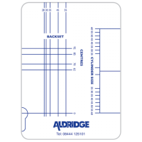 ALDRIDGE Multipoint Lock & Cylinder Gauge Perspex