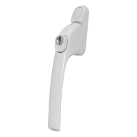 CHAMELEON Adaptable Inline Window Espag Handle (15mm - 55mm) White