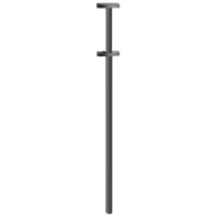DAD Decayeux P100 Series Post Box Mounting Pole Anthracite Grey