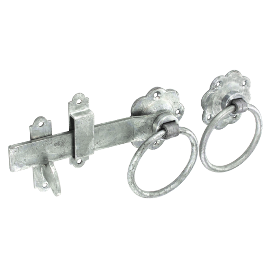 ASEC Ring Gate Latch Galvanised - Click Image to Close