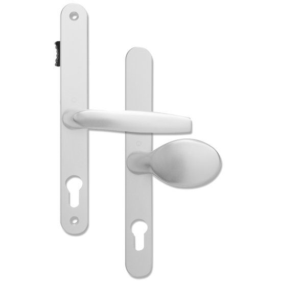 FULLEX 68 Lever/Pad UPVC Furniture - With Snib White - Click Image to Close