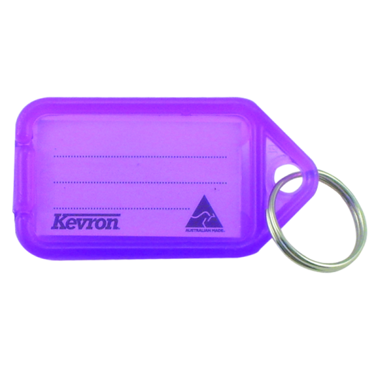 KEVRON ID30 Giant Tags Bag of 25 Lilac x 25 - Click Image to Close