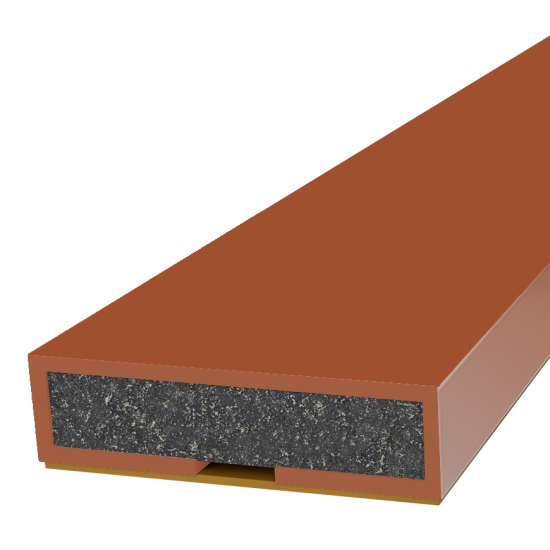 FIRESTOP 2.1m Intumescent Strip - Fire Only 15mm x 4mm - Brown - Click Image to Close