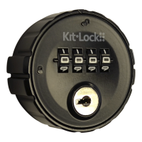 CODELOCKS Kitlock KL10 Mechanical Lock KL10BL