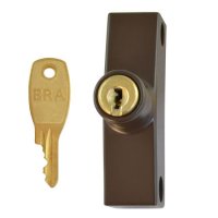 ERA 801 & 802 Automatic Window Snap Lock BRN Cut Key 1 Lock + 1 Key Visi