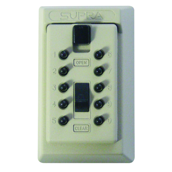 SUPRA 001409 Key Safe Complete With Cover GRY Boxed - Click Image to Close
