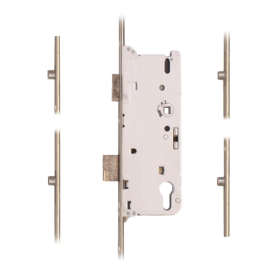 FUHR Lever Operated Latch & Deadbolt - 4 Roller 35/92 - Click Image to Close