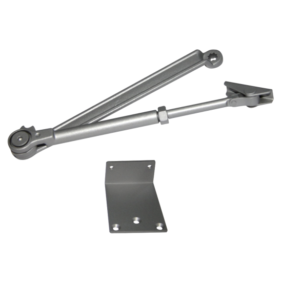 RUTLAND Hold Open Armset To Suit All Rutland Scissor Arm Door Closers Silver - Click Image to Close