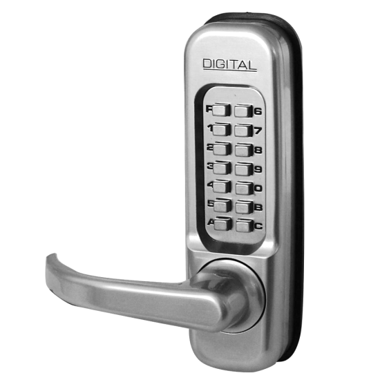 LOCKEY 1150 Series Lever Handle Digital Lock With 60mm Latch SC - Click Image to Close