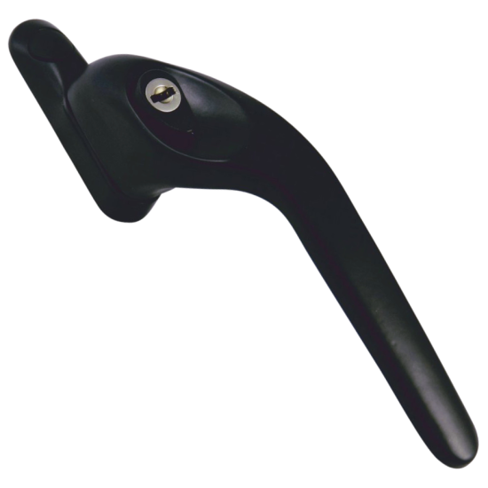 ASEC Offset Window Handle RH Black - Click Image to Close