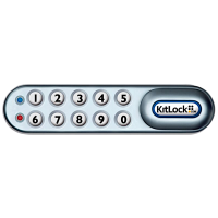 CODELOCKS KL1000 Horizontal Battery Operated Digital Cabinet Lock Left Hand