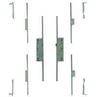 FULLEX Crimebeater Direct Fit Double Door Set 45/92 Latch & Deadbolt 2 Hook - Split Spindle 45/92 Double door set