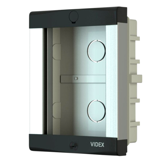 VIDEX 8K Series Flush Housing 1 Module - Click Image to Close