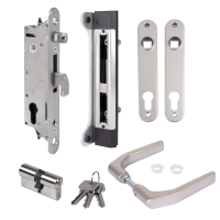 LOCINOX Gatelock Fiftylock Insert Set with Keep For 50mm Box Section SAA Fiftylock Kit