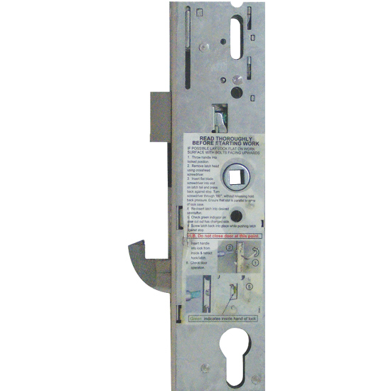 YALE YS170 Lever Operated Latch & Hookbolt Split Spindle Gearbox 35/92 - Click Image to Close
