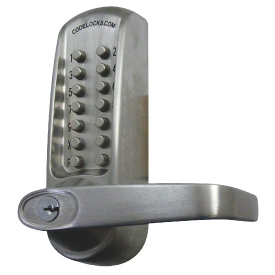 CODELOCKS CL600 Series Front Only Digital Lock To Suit Panic Latch CL600 Steel - Click Image to Close
