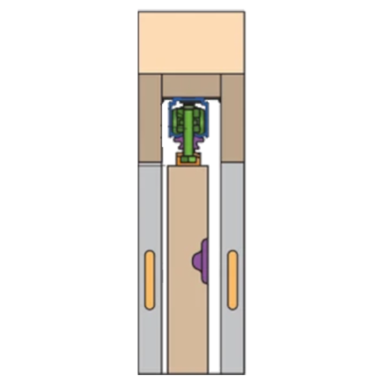 HENDERSON Pocket Door Kit For Single And Bi-Parting Doors Max Door Size 1981x762 PDK3 - Click Image to Close