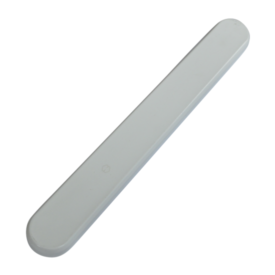HOPPE Tokyo External Blank Plate 215mm Screw Centres White - Click Image to Close
