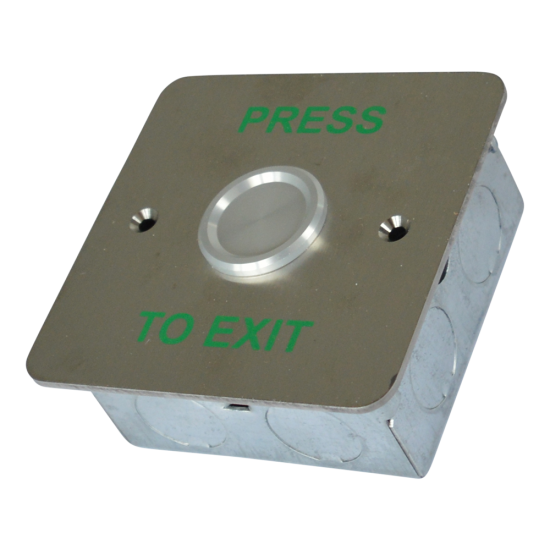 ALPRO Waterproof Exit Button 1 Gang - Click Image to Close