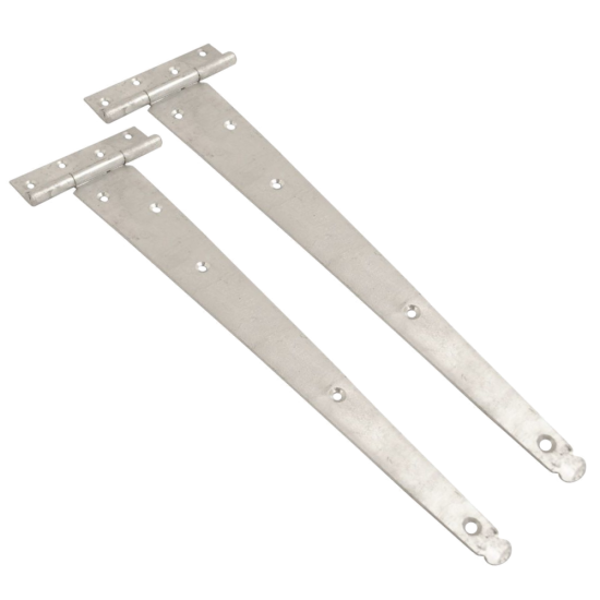 ASEC Heavy Duty Tee Hinge Galvanised 450mm (Pair) - Click Image to Close