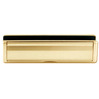 AVOCET Affinity UPVC Letter Box - 304mm Wide Gold