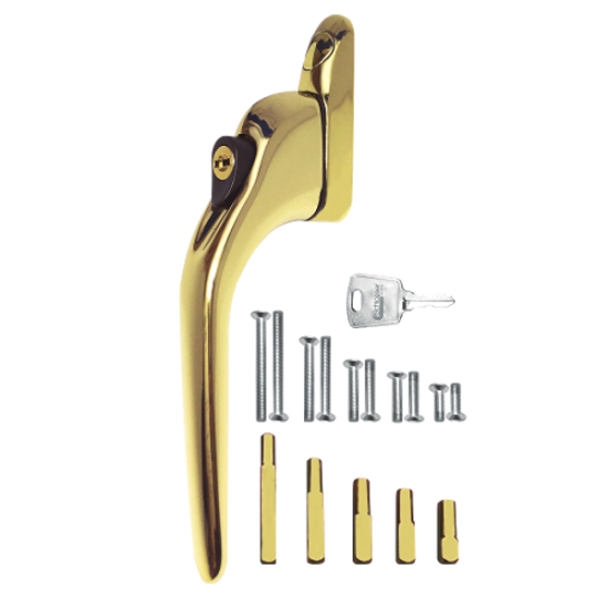 ASEC Multi-Spindle Espag Handle Repair Kit Polished Gold - Click Image to Close