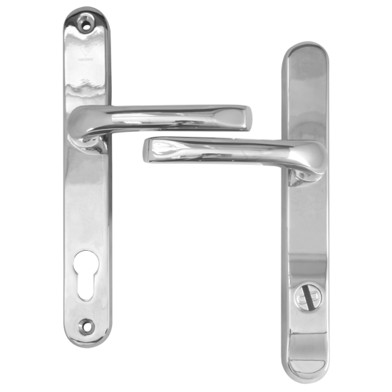 ASEC Kite Secure PAS24 2 Star 240mm Lever/Lever Door Furniture Chrome - Visi - Click Image to Close