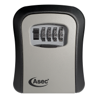 ASEC 4 Wheel Combination Key Safe Visi