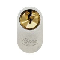 ASEC Vital 6 Pin Oval Key & Turn Cylinder 60mm 30/30T (25/10/25T)