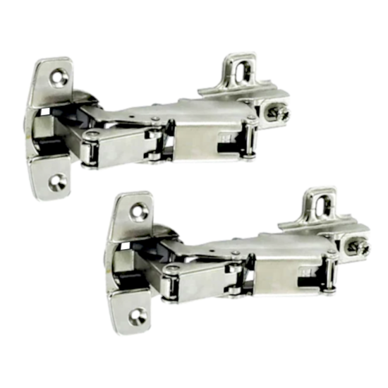 ASEC Concealed 165 Degree Sprung Cabinet Hinge (1 Pair) 35mm NP - Click Image to Close