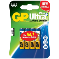 GP AAA Ultra Plus Alkaline Battery AAA Pack of 4