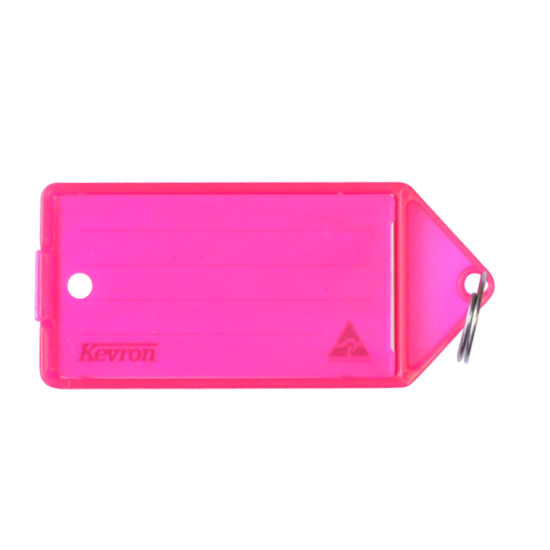 KEVRON ID35 Big Tags Bag of 12 Hot Pink x 12 - Click Image to Close