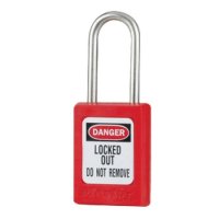 MASTER LOCK S31 Zenex Thermoplastic Safety Padlock Red - KA (To Code 12F001)
