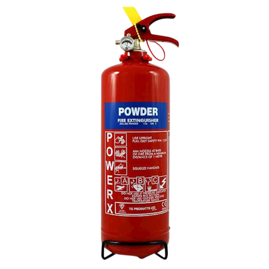 THOMAS GLOVER PowerX Fire Extinguisher - ABC Dry Powder 1Kg - Click Image to Close