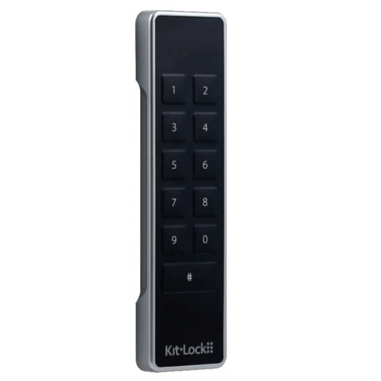 CODELOCKS KitLock KL1100 KeyPad Locker Lock With Powered Latch KL1100 Silver - Click Image to Close