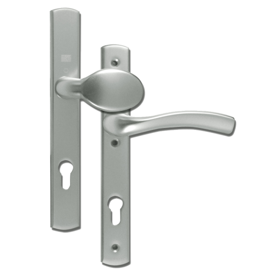 WINKHAUS Palladio XL 92 Lever/Fixed Pad UPVC Furniture Silver LH - Click Image to Close