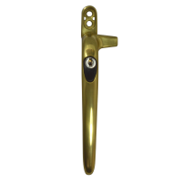 SECURISTYLE Virage Offset Cockspur Espag Handle 21mm - LH - Locking - Gold