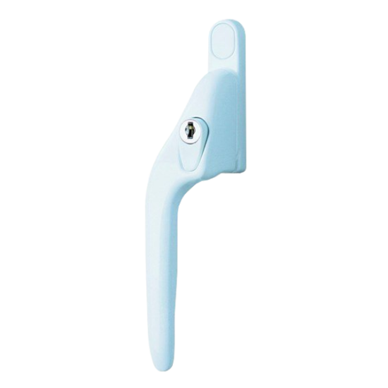 YALE YWHLCK40 Espag Offset Window Handle LH - White - Click Image to Close