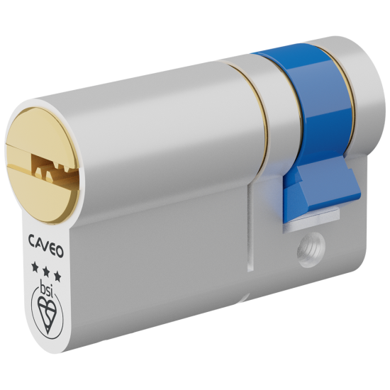 CAVEO TS007 3* Half Euro Dimple Cylinder 45mm (35/10) KD - Click Image to Close