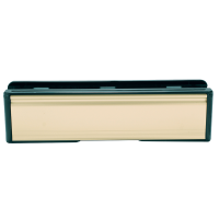 UPVC Letter Box - 265mm Wide 250mm Gold