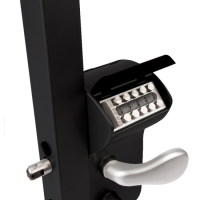 LOCINOX Free Vinci Surface Mounted Mechanical Code Gate Lock LFKQ40 X1 Black