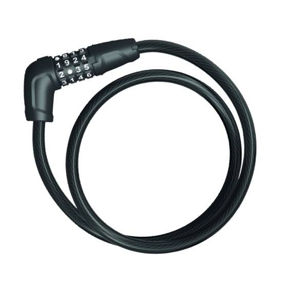 Abus Racer Combination Loop Cable Lock 6412C/85 - Click Image to Close