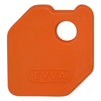 EVVA EPS Coloured Key Caps Orange 0043522566