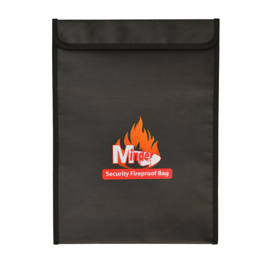 MINDER Fireproof Document Bags Large - Click Image to Close