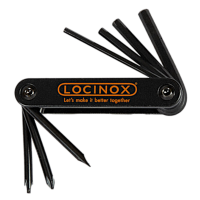 LOCINOX Multifunctional Tool 7 -in-1 Multitool Black