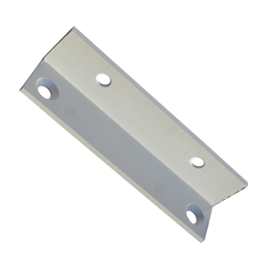 GEZE OL Line Angled Fixing Plate To Suit Timber Frames White - Click Image to Close