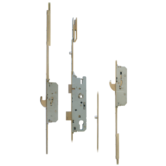 FUHR 856 Type 6 Lever Operated Latch & Deadbolt With Shootbolts - 2 Hook & 2 Roller 35/92 - Click Image to Close