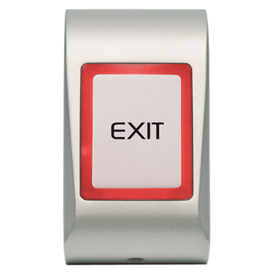 VIDEX Touch Sensitive Red/Green Exit Button Silver - Click Image to Close