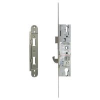 YALE Doormaster Lever Operated Latch & Hookbolt 20mm Split Spindle Overnight Lock 45/92 - 20mm Strip