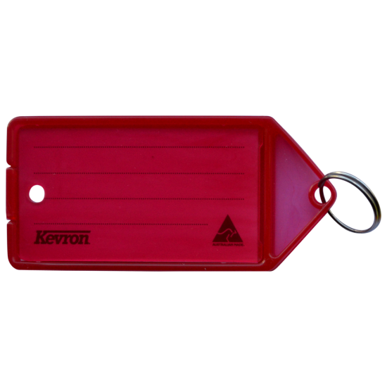 KEVRON ID35 Big Tags Bag of 12 Red x 12 - Click Image to Close